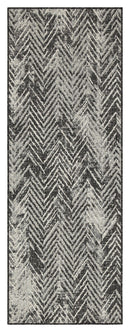 Sunshine - 5'3" X 7'3" Indoor & Outdoor Area Rug - Anthracite by HouseOfZazla