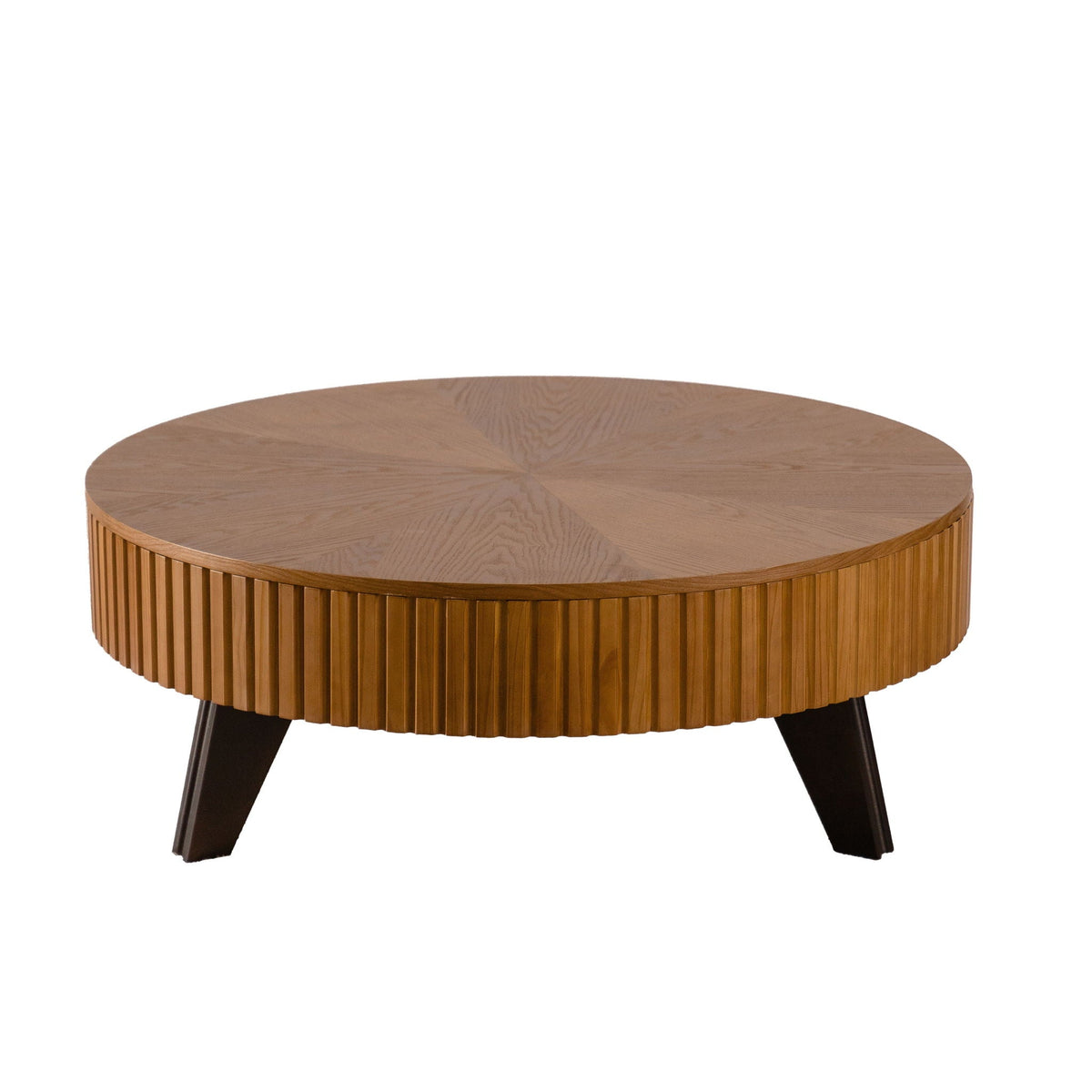 Round Retro Coffee With Solid Wood Legs, photo 3 of 24