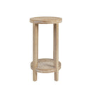 Bedford - Round Accent Table - Reclaimed Wheat