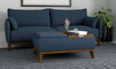 Reversible Tray Ottoman - Blue by HouseOfZazla