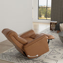 Bentley - Swivel Glider Recliner With Manual Adjustable Headrest & Footrest by HouseOfZazla