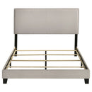 Boyd Upholstered Queen Panel Bed Ivory