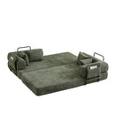 Convertible Sleeper Sofa Bed With Cylindrical Pillow by HouseOfZazla