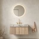 MURI 36" Bathroom Vanity & Sink, Floating Plywood Storage Cabinet with Drawer & Door by HouseOfZazla