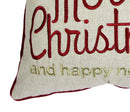 Merry Christmas and Happy New Year Throw Pillow