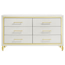 Chesney - 6 Drawer Bedroom Dresser - White