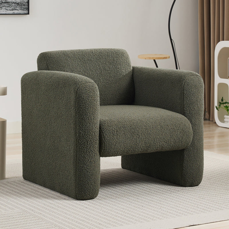 Walker Edison | Sherpa Modern Cloud Accent Chair