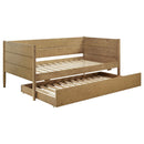 Stewart - Twin Daybed With Trundle - Natural by HouseOfZazla