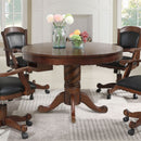 Brenton - Game Table With 8 Cupholders - Brown by HouseOfZazla