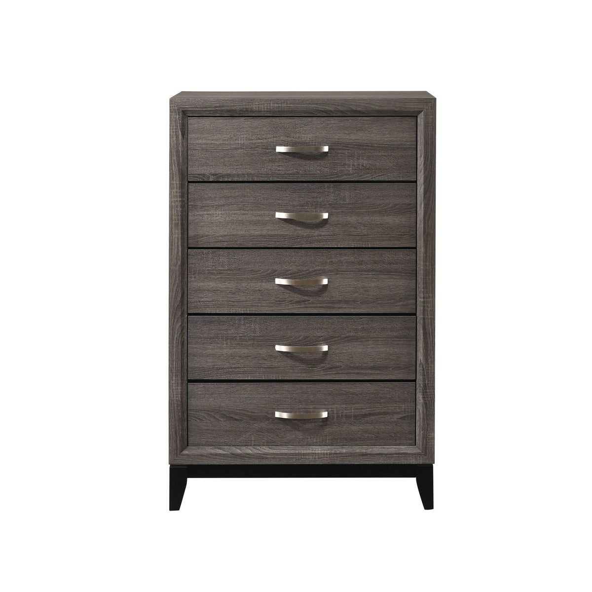 Contemporary 5 Drawer Tall Chest, photo 2 of 8