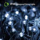 Solar String Lights LED Solar Power Fairy String Light 22M 200 LEDs 8 Lighting Mode White Light Waterproof Starry String Lights Christmas Wedding Part
