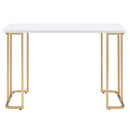 Estie - Writing Desk (Same Ac00902) - White & Gold