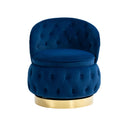 360 Degree Swivel Cuddle Barrel Accent Storage Chairs, Round Armchairs with Wide Upholstered, Fluffy Velvet Fabric Chair for Living Room, Bedroom, Office, Waiting Rooms