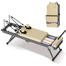 Foldable Pilates Reformer Machine for Home Gym