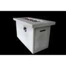 Propane / Natural Gas Outdoor Fire Pit Table - Gray by HouseOfZazla