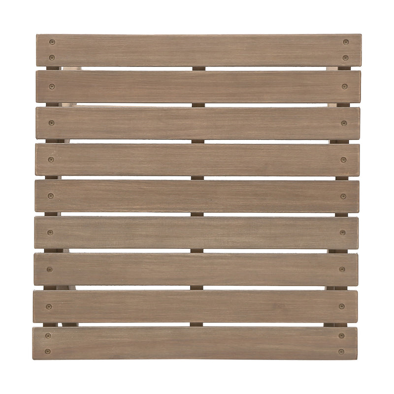 Sedona Outdoor Side Table With Open Slat Design, photo 9 of 10