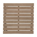 Sedona Outdoor Side Table With Open Slat Design by HouseOfZazla