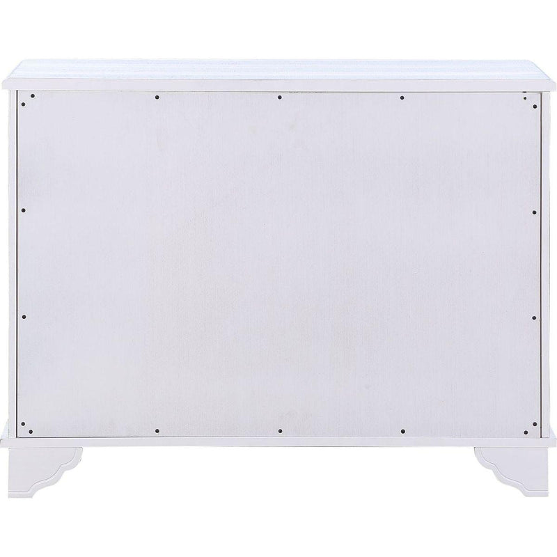 40" Console Table with Storage Shelf, Retro Entryway Table with Adjustable Storage Shelf, Sofa Couch Table for Hallway, Entry Way, Living Room, Foyer, Antique White