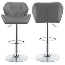 Adjustable Bar Stool With Height-Adjustable Base (Set of 2) by HouseOfZazla