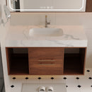 39.4" Floating Bathroom Vanity with Ceramic Sink