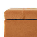 Wendover Elegant Tufted Storage Bench With Lift-Up Top And Birch Wood Legs by HouseOfZazla