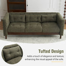 Upholstered Sofa Modern 3 Seater Sofa Couch With Tufted Design For Living Room by Unique Piece Furniture
