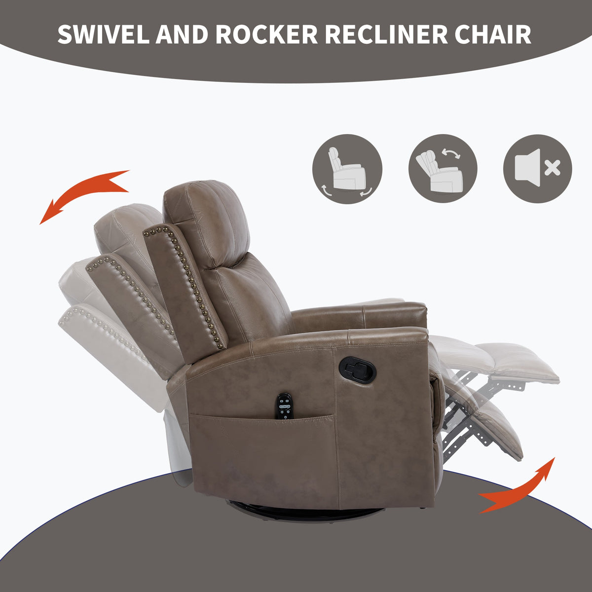 Comfortmax Camel Recliner, photo 7 of 10