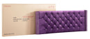 Upholstered Nailhead Trim Chic Bed by Unique Piece Furniture