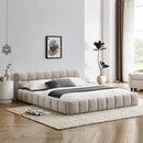 Modern Platform Bed Frame With Thick Fabric by Unique Piece Furniture