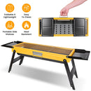 Portable Folding Charcoal Grill with Side Shelves