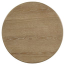 Adina 3-piece Round Coffee Table Set Distressed Light Brown