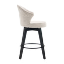 Wing Back Swivel Bar Stools (Set of 2) by HouseOfZazla