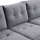 Modern Sectional Sofa Set With L Shape Chaise Lounge And Storage by HouseOfZazla