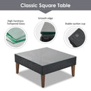 4-Piece Outdoor Wicker Sofa Set with Colorful Pillows