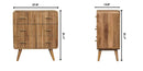 T Bar Ridged Chest - Brown by HouseOfZazla