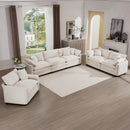 Elegant Oversized Sectional Sofa Set With Deep Seats And Flexible Layout by HouseOfZazla