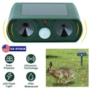 Ultrasonic Animal Repeller Solar Powered Motion Sensor by LJGDeals