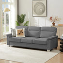 3 Seater Elegant Stationary Sofa by HouseOfZazla