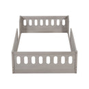 Platform Bed With Guardrail