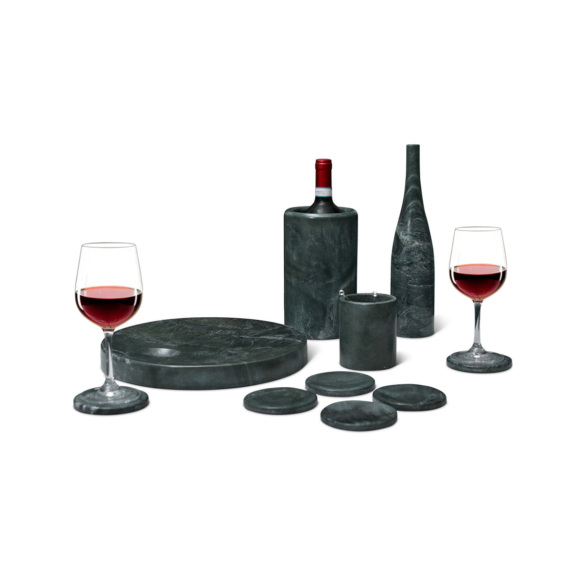 10 Pieces Luxury Natural Marble Dining Room Accessories Set, photo 22 of 33