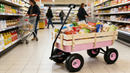 Outdoor All Terrain Garden Wagon with Wooden Railings and Pneumatic Tires by HouseOfZazla