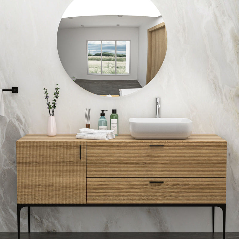 Rectangular Vessel Bathroom Sink, Modern - White, photo 7 of 10