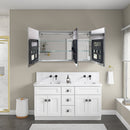 60 x 36 Inch LED Lighted Bathroom Medicine Cabinet
