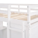 Loft Bed With Drawers, Desk, And Wardrobe by HouseOfZazla