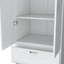 Armoire Organiser, Two Shelves, Rod, Double Door Cabinet Armoire by Unique Piece Furniture