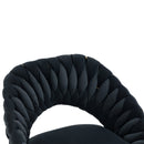 Accent Chairs Set of 2, Velvet Side Chairs with Gold Legs, Mid-Century Upholstered Dining Chairs for Living Room, Kitchen, Bedroom, Beauty Room