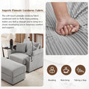 Single Sofa Couch With Storage Space, Movable Ottoman, USB Ports, Cup Holders, Phone Holder by HouseOfZazla