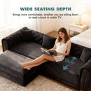 3-In-1 Convertible Sleeper Sofa With Movable Ottoman For Living Room by HouseOfZazla