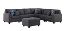 Cooper - Sectional Sofa With Ottomans And Cupholder by Unique Piece Furniture