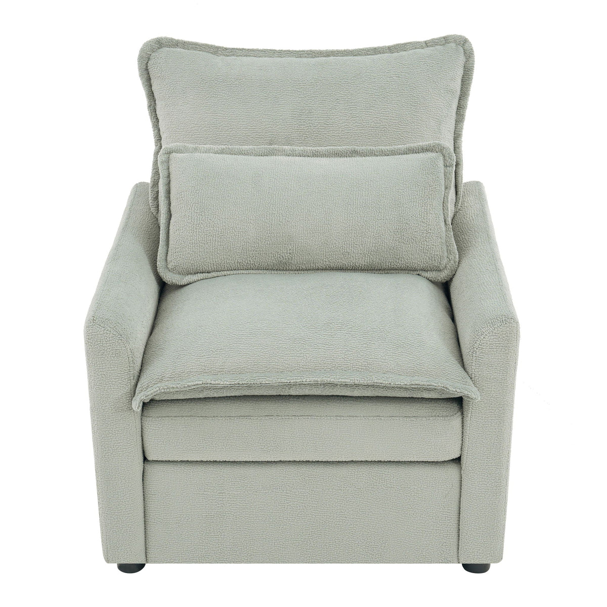 Modern Single Seat Accent Chair With Side Storage Pockets, photo 33 of 40